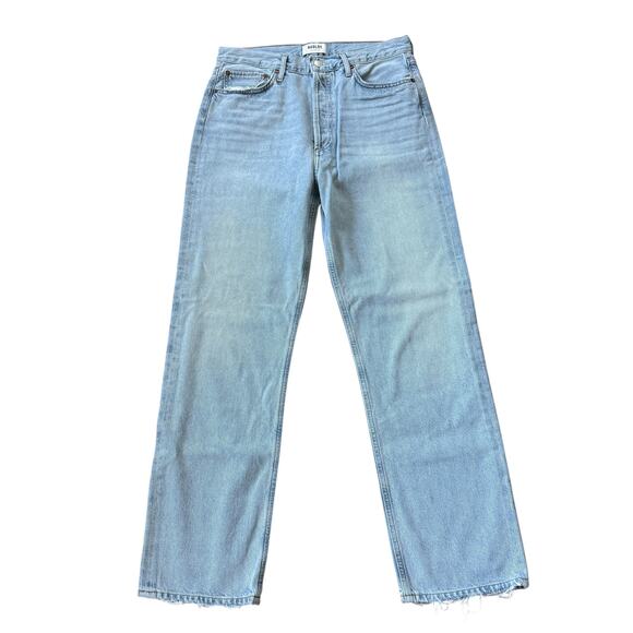 AGOLDE 90s Mid Rise Loose Fit Jean Reputation Wash - Picture 2 of 6